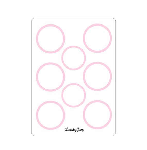 LovedbyGaby stickers shapes circles