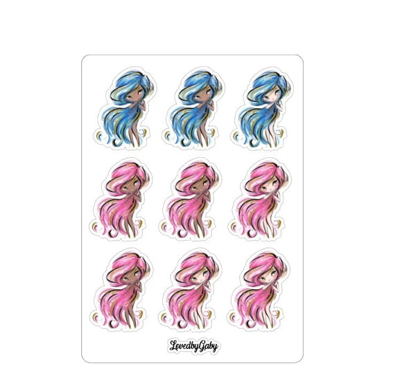 LovedbyGaby stickers "Aquarius/Waterman"