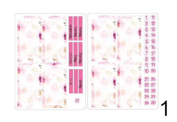 TN regular boxes sticker kits "flowers"