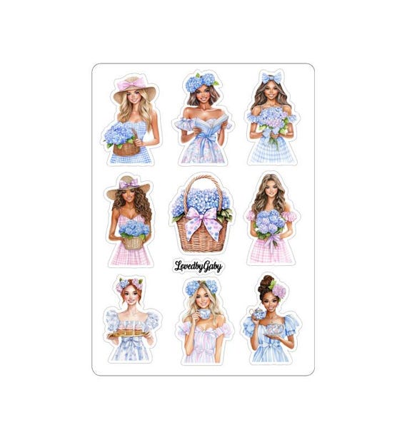 LovedbyGaby stickers Hydrangea