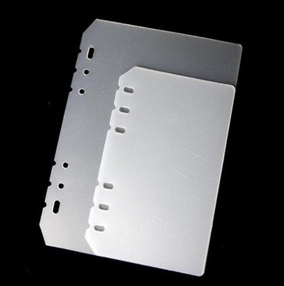 Personal plastic back or front page