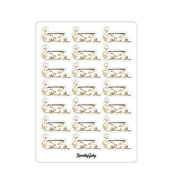 LovedbyGaby stickers "sleigh ride"