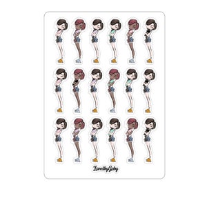LovedbyGaby Aufkleber „Summer Nerd Girls“