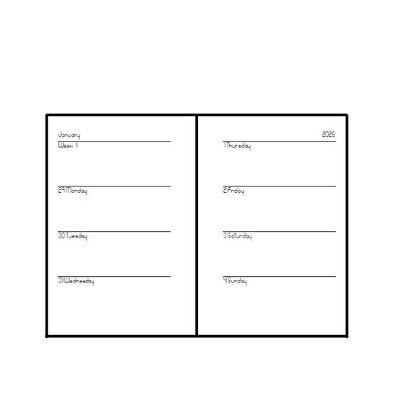 2026 LovedbyGaby pocket/A7 inserts weekly