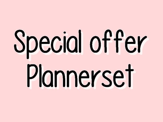 Special offer LovedbyGaby planner set