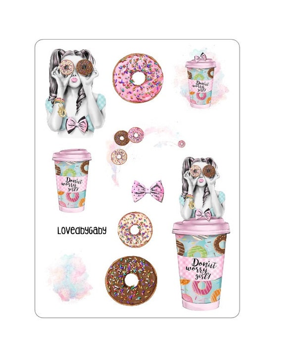 LovedbyGaby stickers "doughnuts"