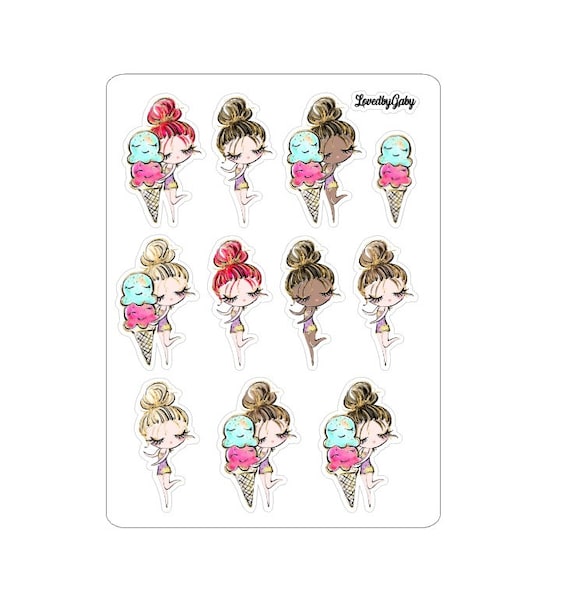 LovedbyGaby stickers "Summerday"