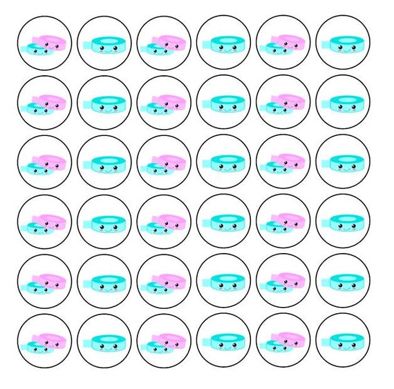 117 sticker Washi, dancing and painting