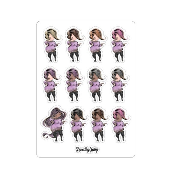 LovedbyGaby stickers "Bib winter girls" 1