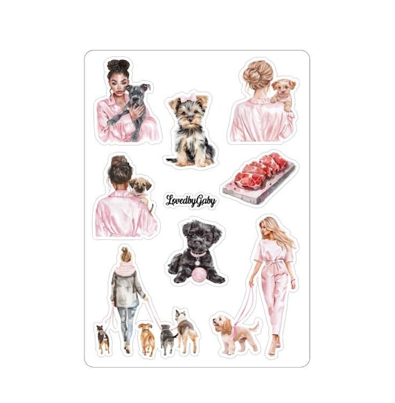 LovedbyGaby stickers dogmom