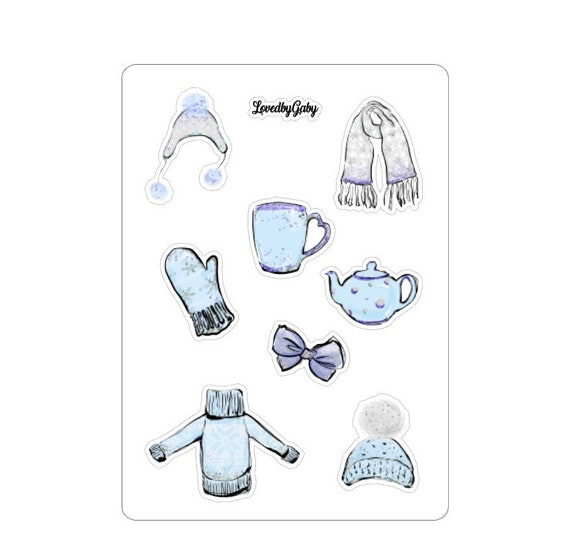 LovedbyGaby stickers "winter items"