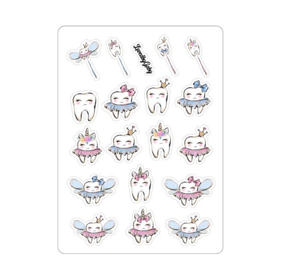 LovedbyGaby stickers "toothfairy"