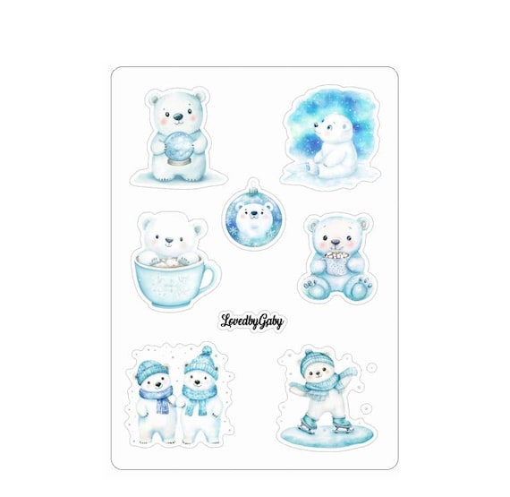 LovedbyGaby stickers christmas Polarbears