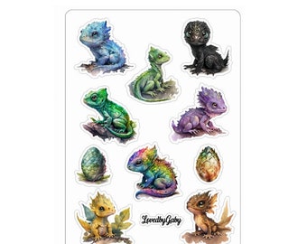 LovedbyGaby stickers Dragons