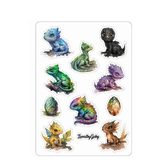LovedbyGaby stickers Dragons
