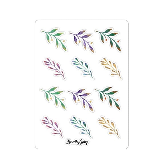 LovedbyGaby stickers "leaves"