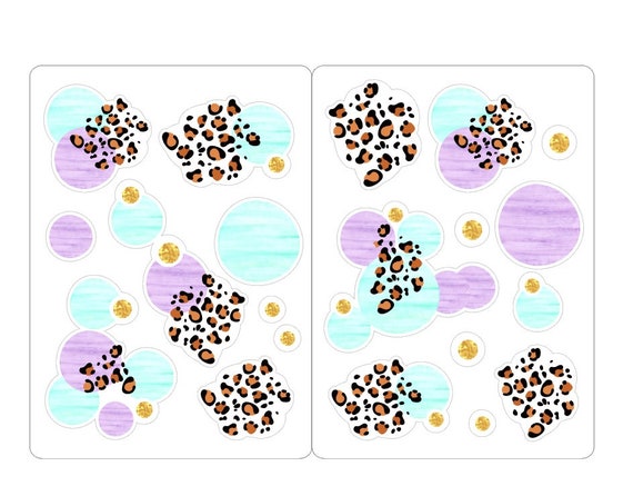LovedbyGaby stickerset leopard deco