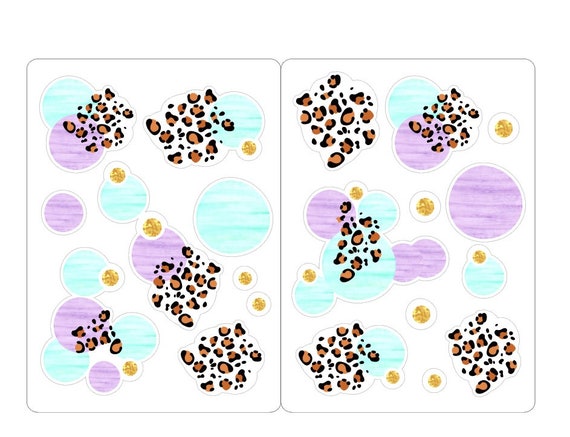 LovedbyGaby stickerset leopard deco