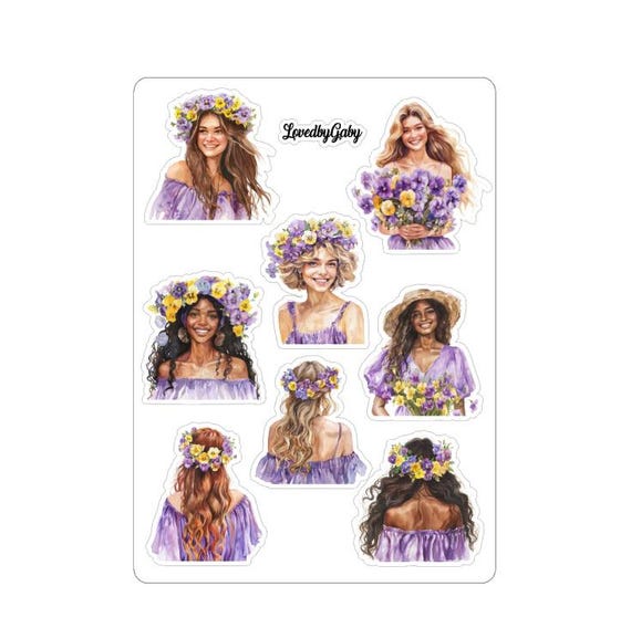 LovedbyGaby stickers Pansy