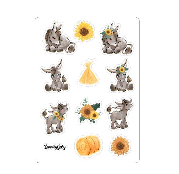 LovedbyGaby stickers "Donkey"