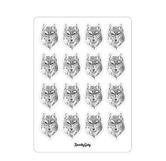 LovedbyGaby stickers "wolf"