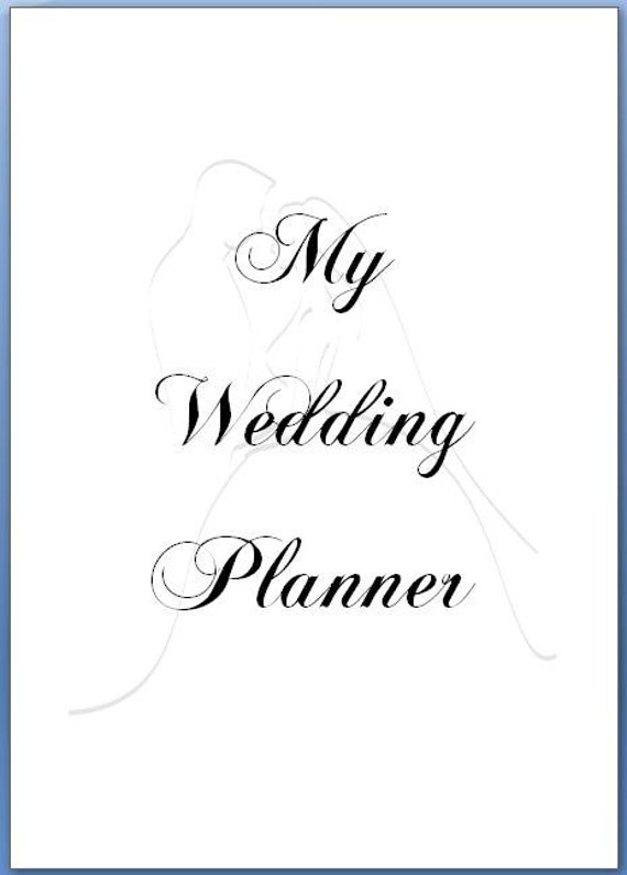 You personal wedding planner A5