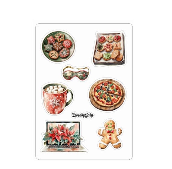 LovedbyGaby stickers Christmas movie