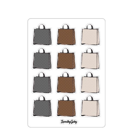 LovedbyGaby stickers "shopping bags"