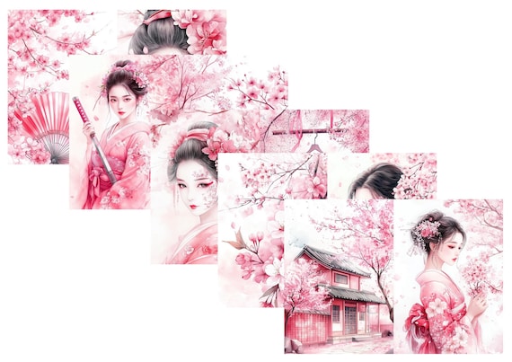 LovedbyGaby A4 journal paper set Sakura