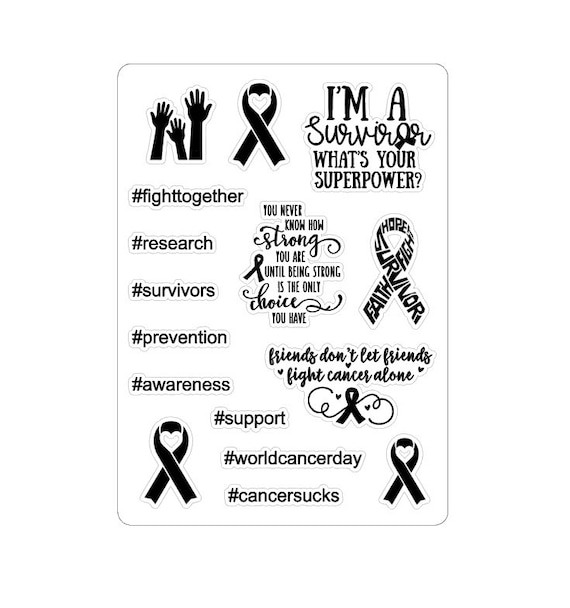 LovedbyGaby stickers world cancer day