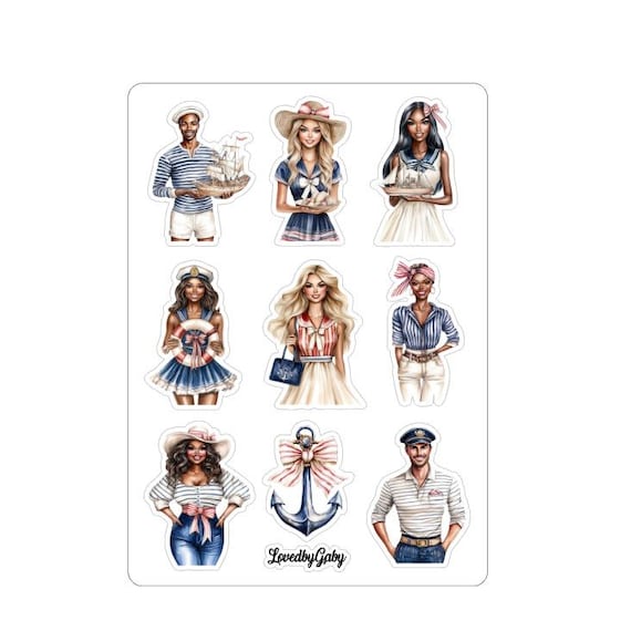 LovedbyGaby stickers Nautical