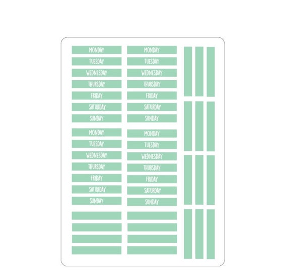 LovedbyGaby Maschaplanner days stickers 1
