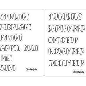 LovedbyGaby bujo monthly stickers big