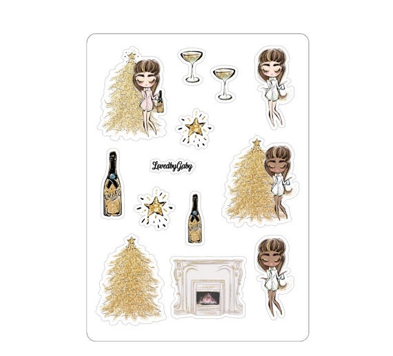 LovedbyGaby stickers "Lazy christmas"