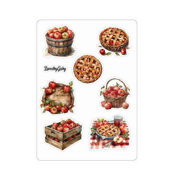 LovedbyGaby stickers Apple Harvest