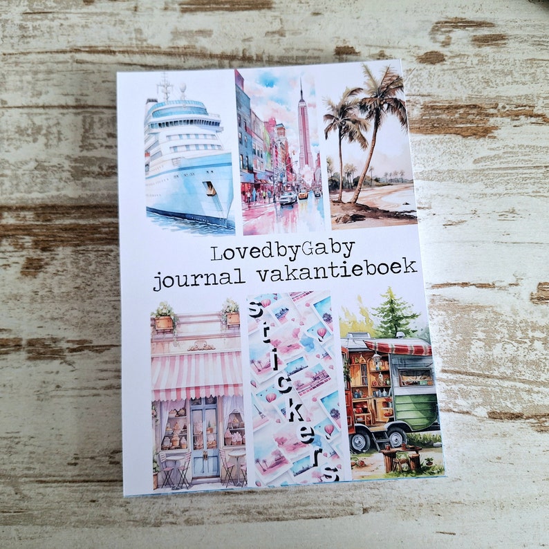 LovedbyGaby A5 vakantie journalpaper book afbeelding 1