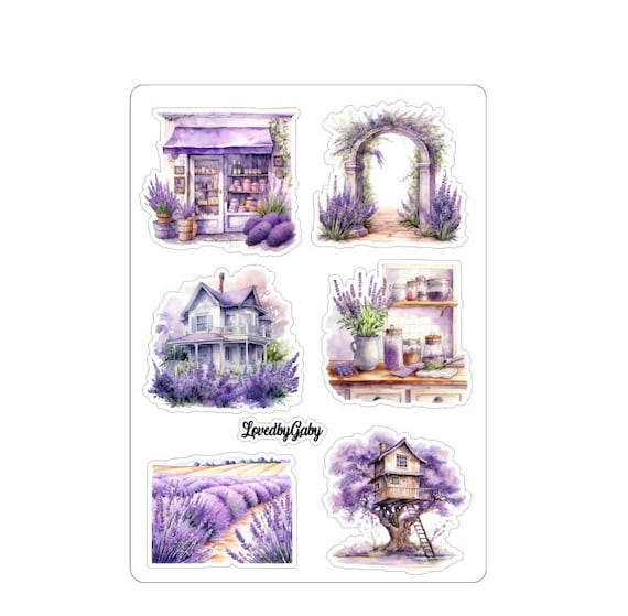 LovedbyGaby stickers Lavender