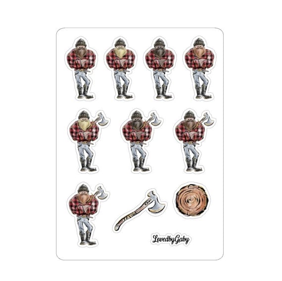 LovedbyGaby stickers "Lumberjack"