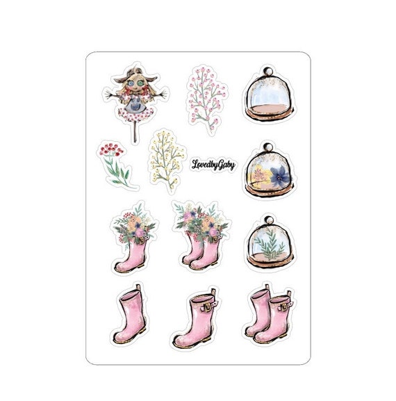 LovedbyGaby stickers "garden"