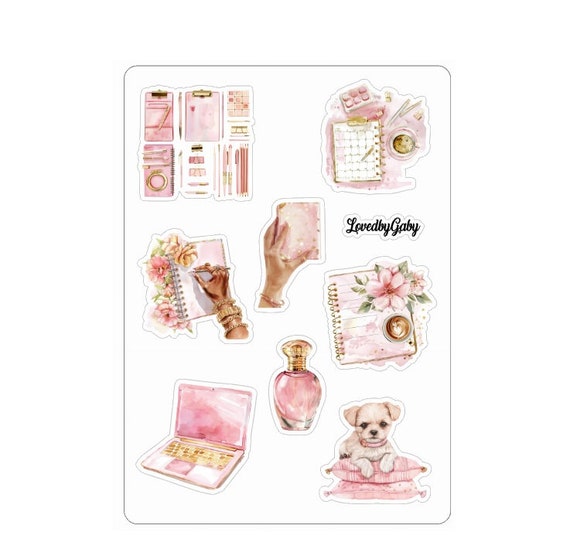 LovedbyGaby stickers Planner Glam