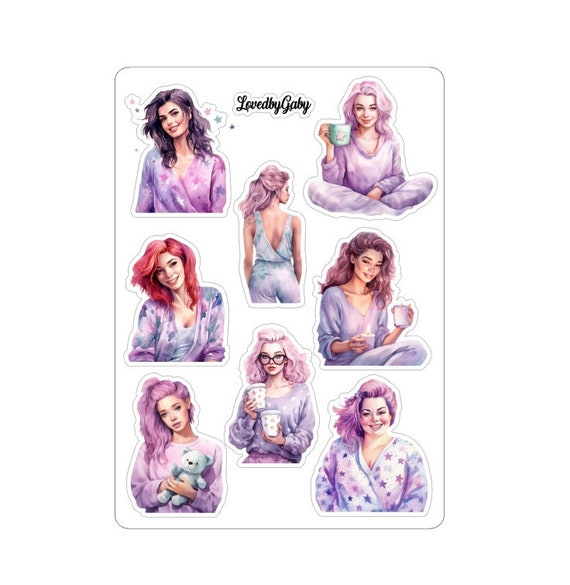 LovedbyGaby stickers "Pajama party"