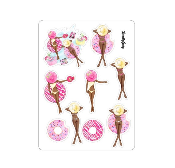LovedbyGaby stickers "summer donuts"