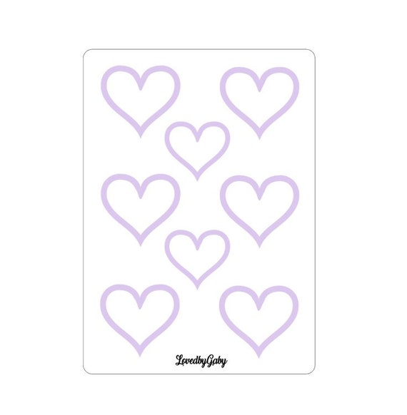 LovedbyGaby stickers heart shapes