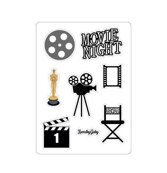 LovedbyGaby stickers "movie night"