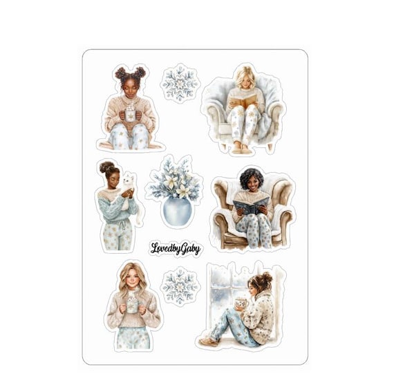 LovedbyGaby stickers Snowydays