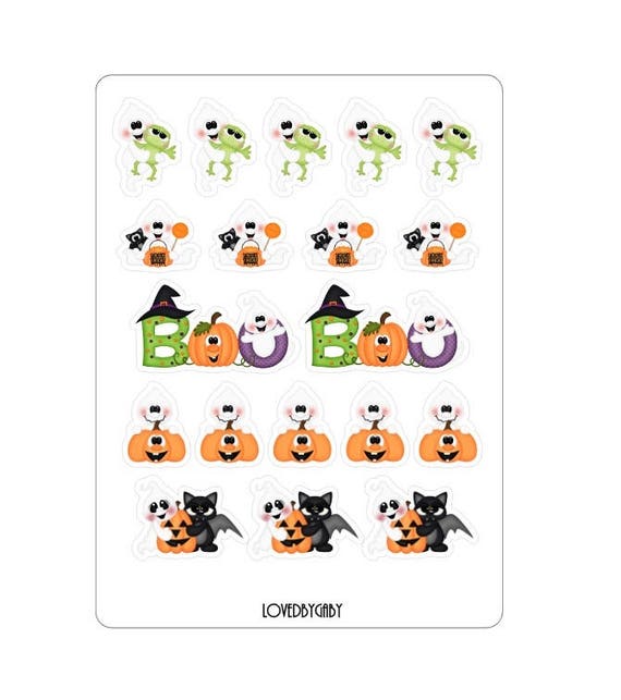 Halloween stickers