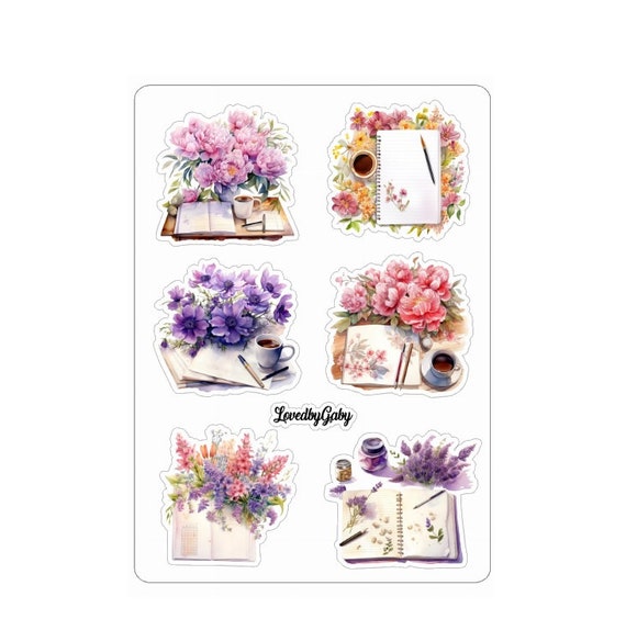 LovedbyGaby stickers Floral planning