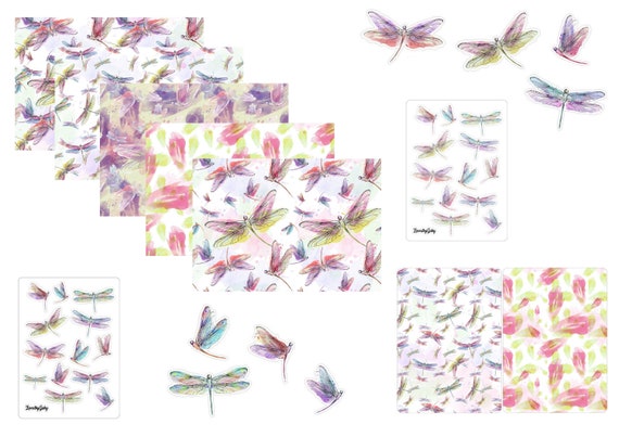 LovedbyGaby planner kit Dragonflies