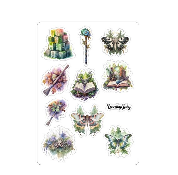 LovedbyGaby stickers Forest Witch