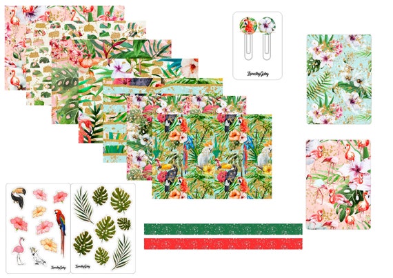 LovedbyGaby planner/journal kit Tropicana